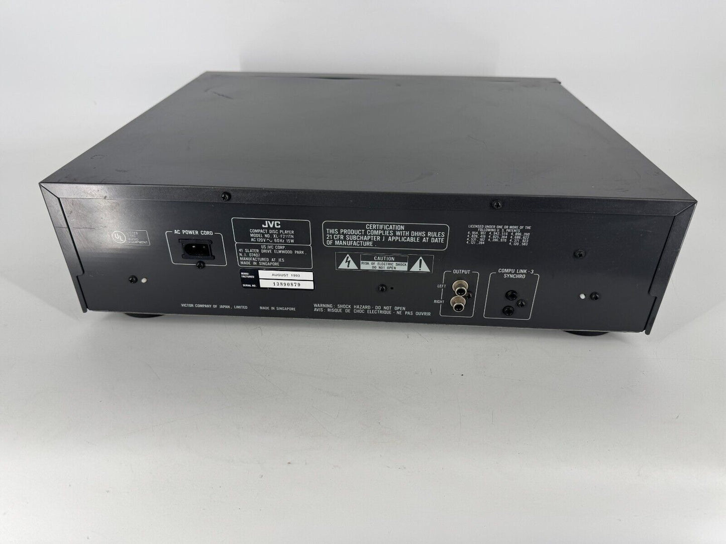 *RARE JVC XL-F211TN XL-F211 CD Player  B-Grade