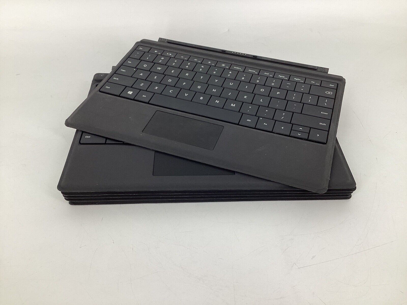 LOT OF 6 Microsoft Surface 3 Type Cover Backlit Keyboard 1654 - Black