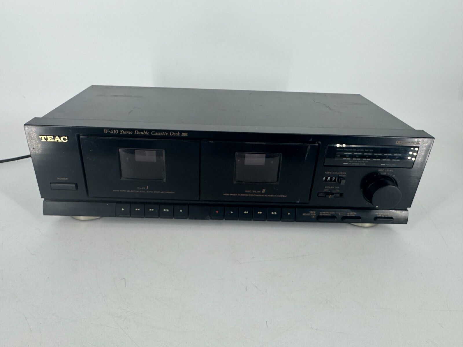 TEAC Double Deck Cassette Player W-410 works, but desk ii Unfunctional --READ--