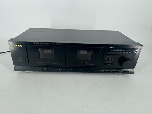 TEAC Double Deck Cassette Player W-410 works, but desk ii Unfunctional --READ--