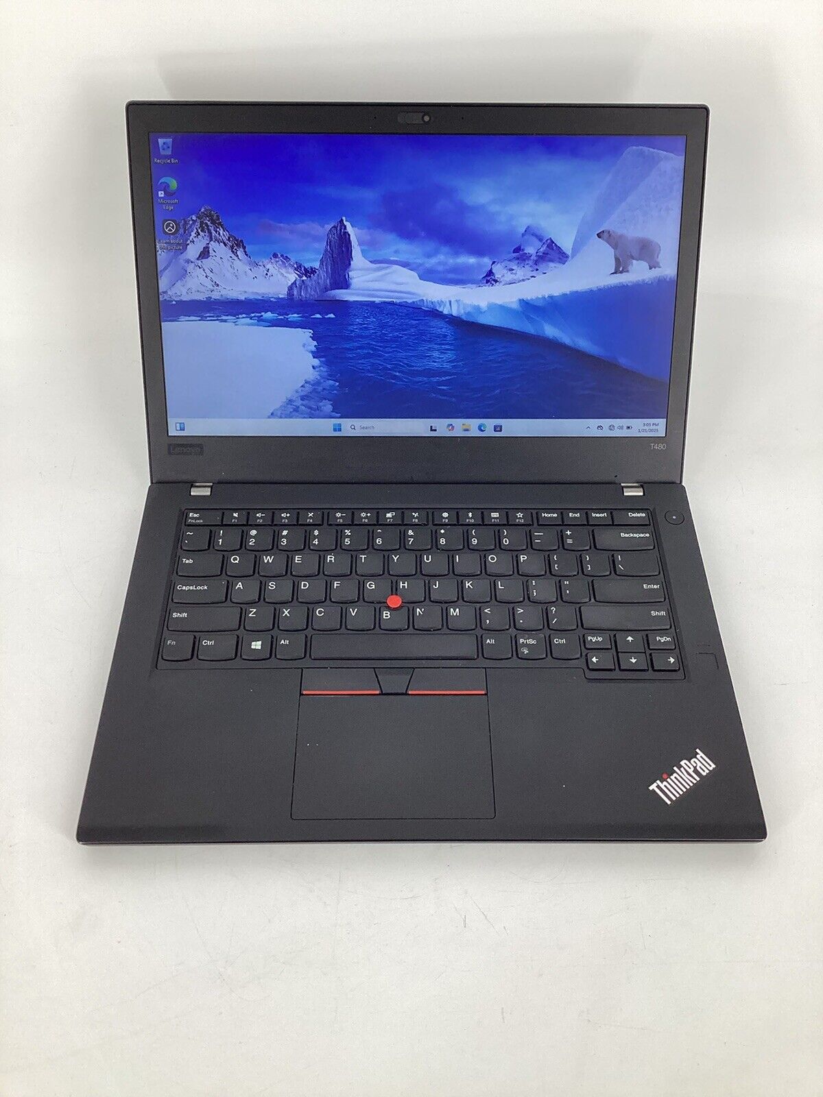 Lenovo ThinkPad T480 14" (i5-8250U @1.6GHz, 8GB RAM 256GB SSD) Win11Home No AC