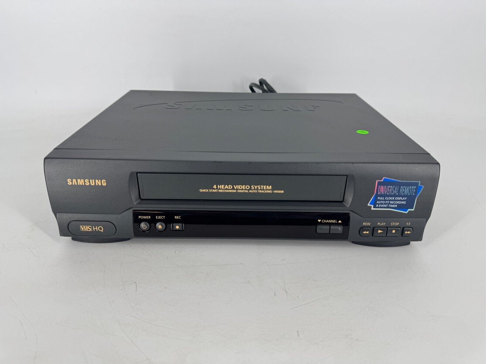 Samsung VR5608 VCR  VHS Player Tape Recorder 4 Head Hi-Fi Stereo No Remote 