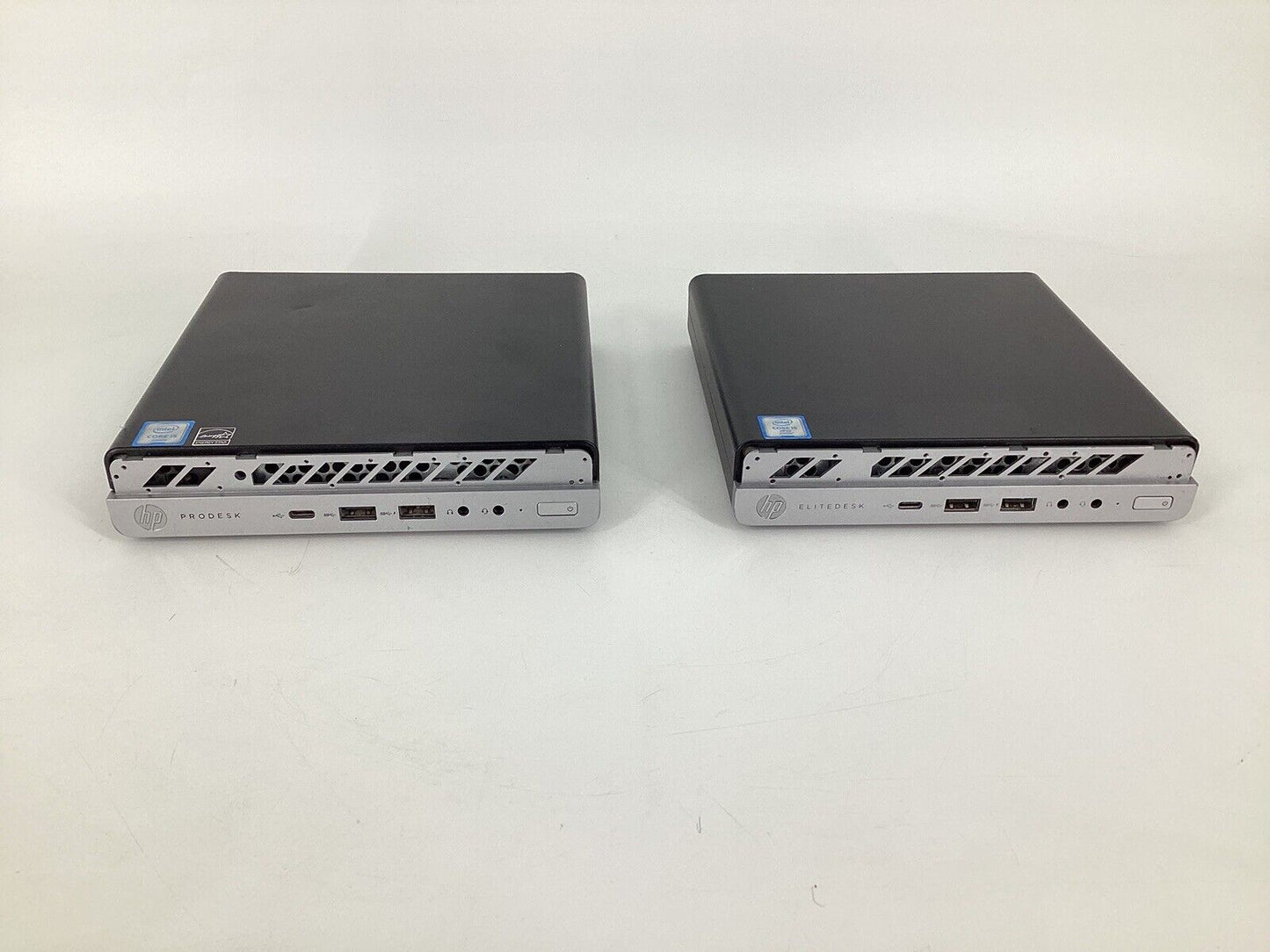 2 LOT HP Elitedesk 800 G3 Mini (i5-6500T @2.50GHz 8GB RAM, No SSD) No AC *Read