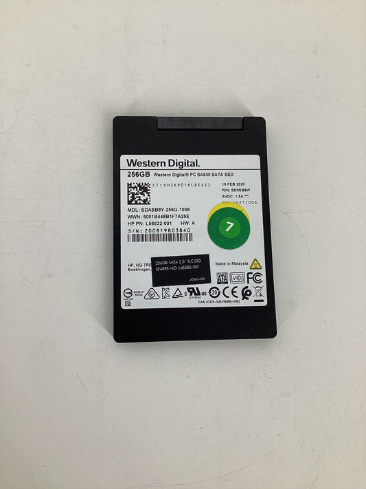 Western Digital, SDASB8Y-256G, 256GB SSD 2.5 INCH SATA PC SA530