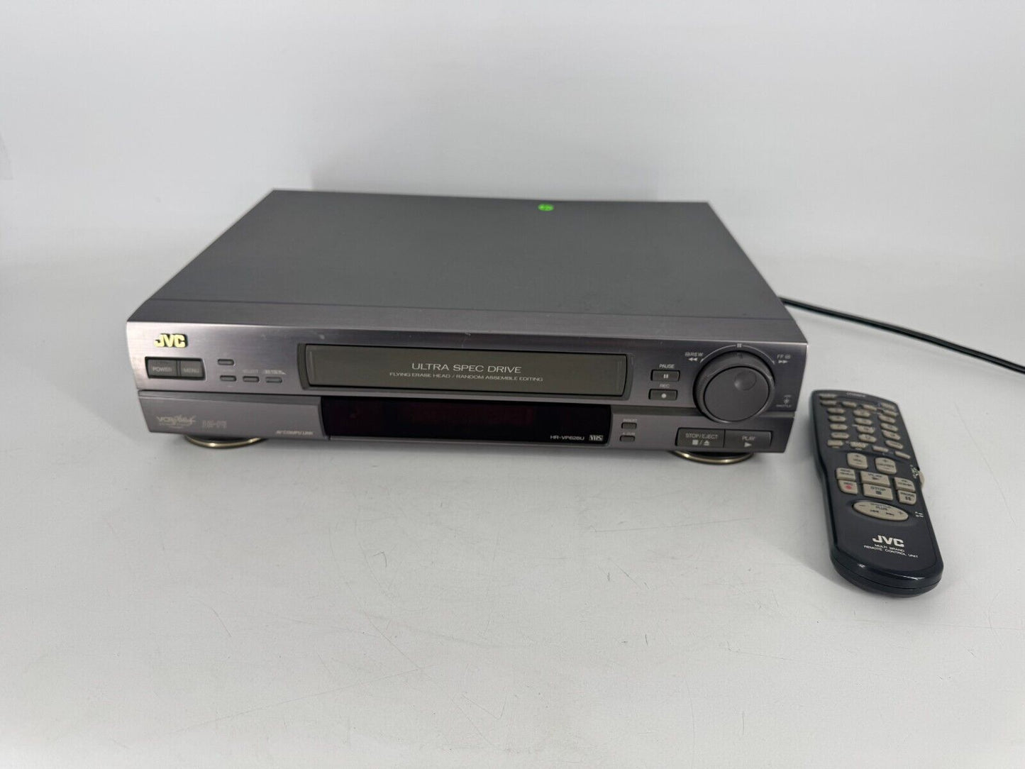 JVC HR-VP628U VCR Player Video Cassette Recorder with Remote VHS - WORKS