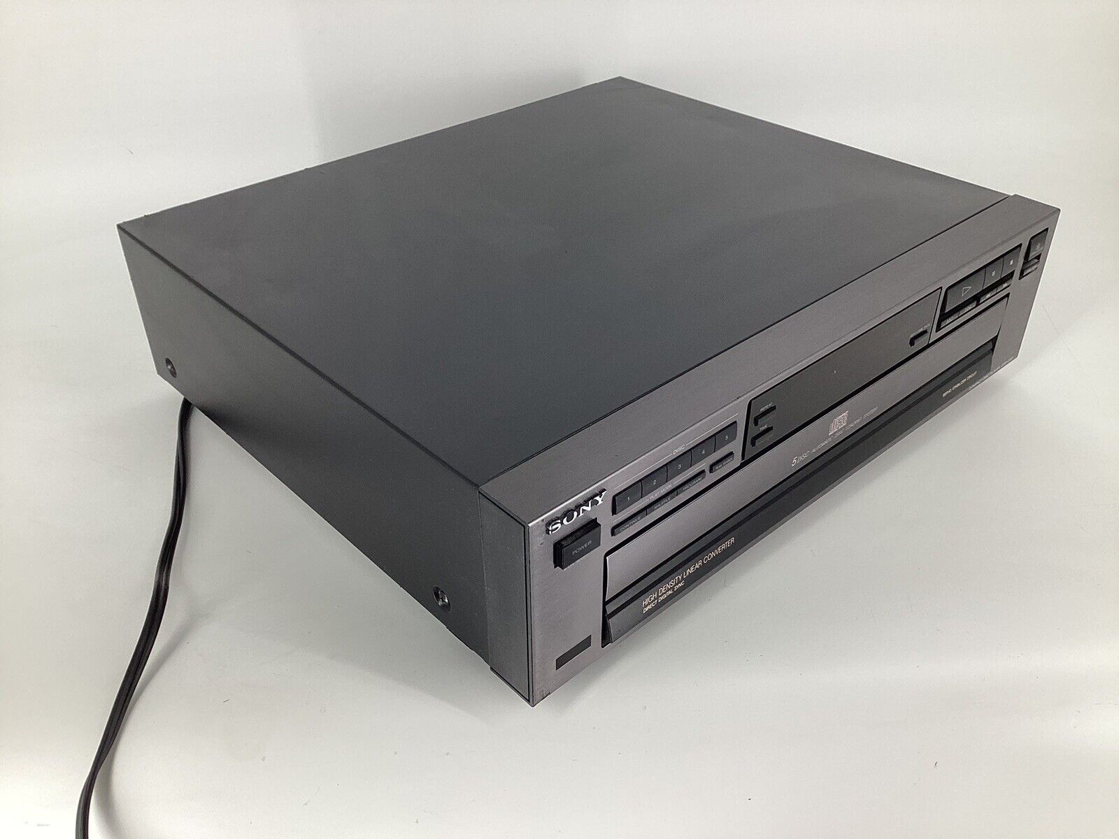 Vintage Working Sony CDP-C321 5-disc CD changer / NO REMOTE