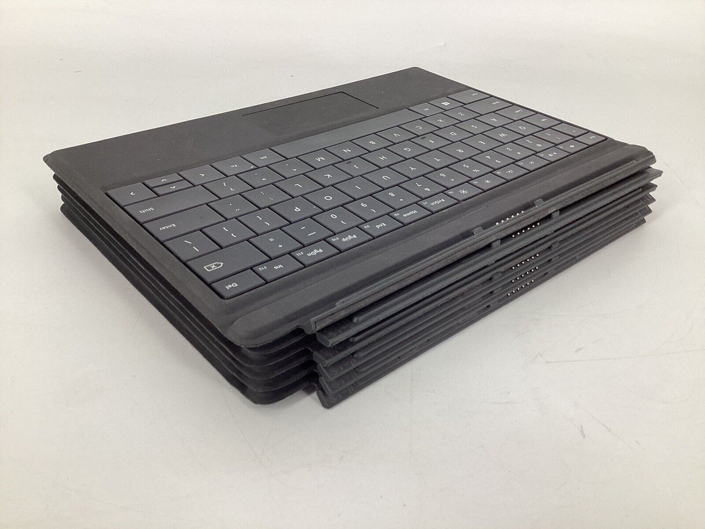 LOT OF 6 Microsoft Surface 3 Type Cover Backlit Keyboard 1654 - Black