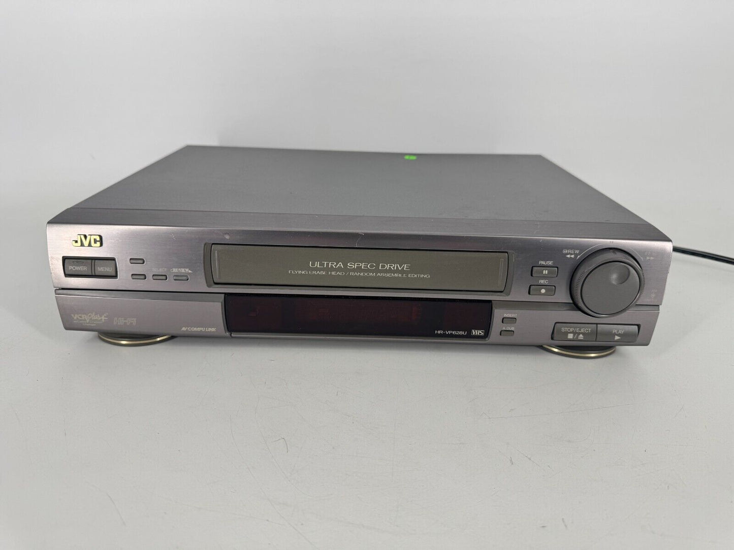 JVC HR-VP628U VCR Player Video Cassette Recorder with Remote VHS - WORKS