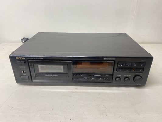 ONKYO TA-R301 Stereo Cassette Tape Player/Recorder Deck/Auto Reverse *Read