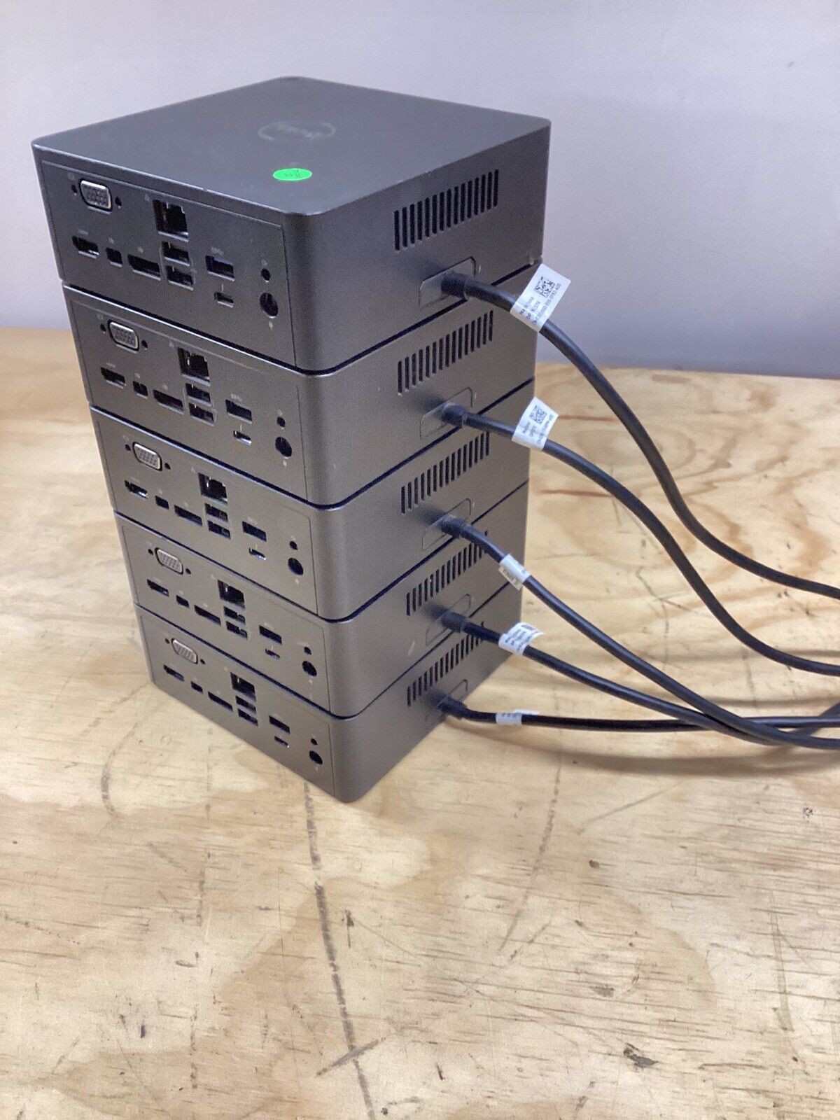 5 LOT Dell K16A K16A001 USB-C Thunderbolt Docking Station TB16, No AC  -Free SHP