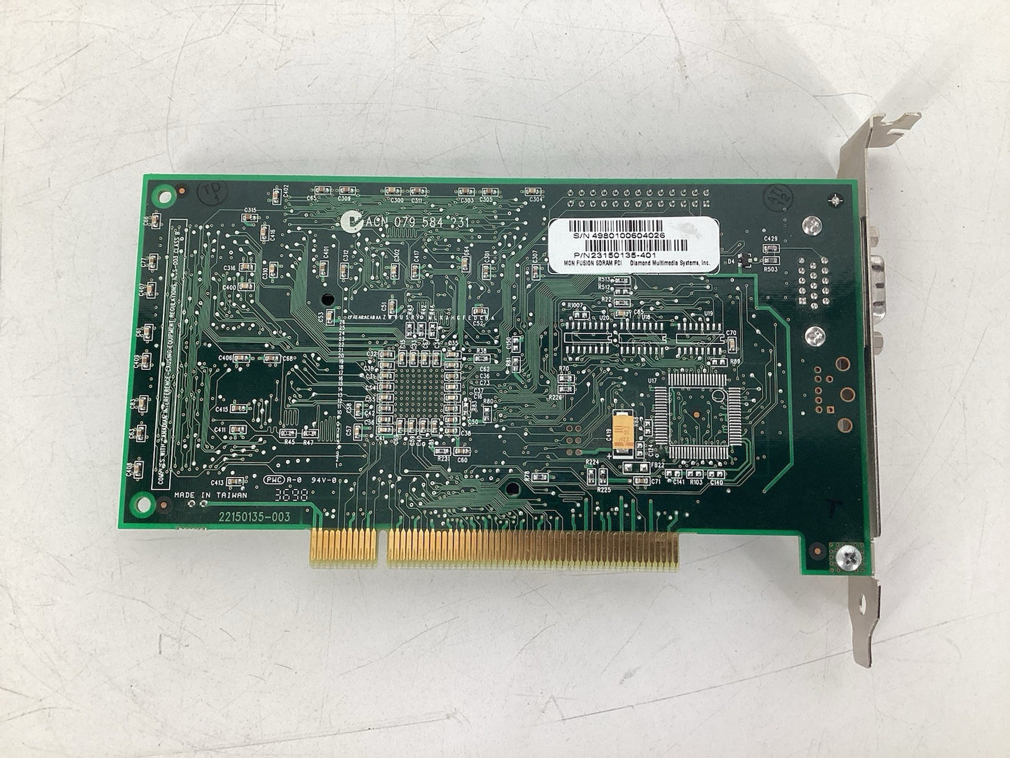 Vintage Diamond Monster 3D 3Dfx Voodoo Banshee GPU PCI Video - With CD