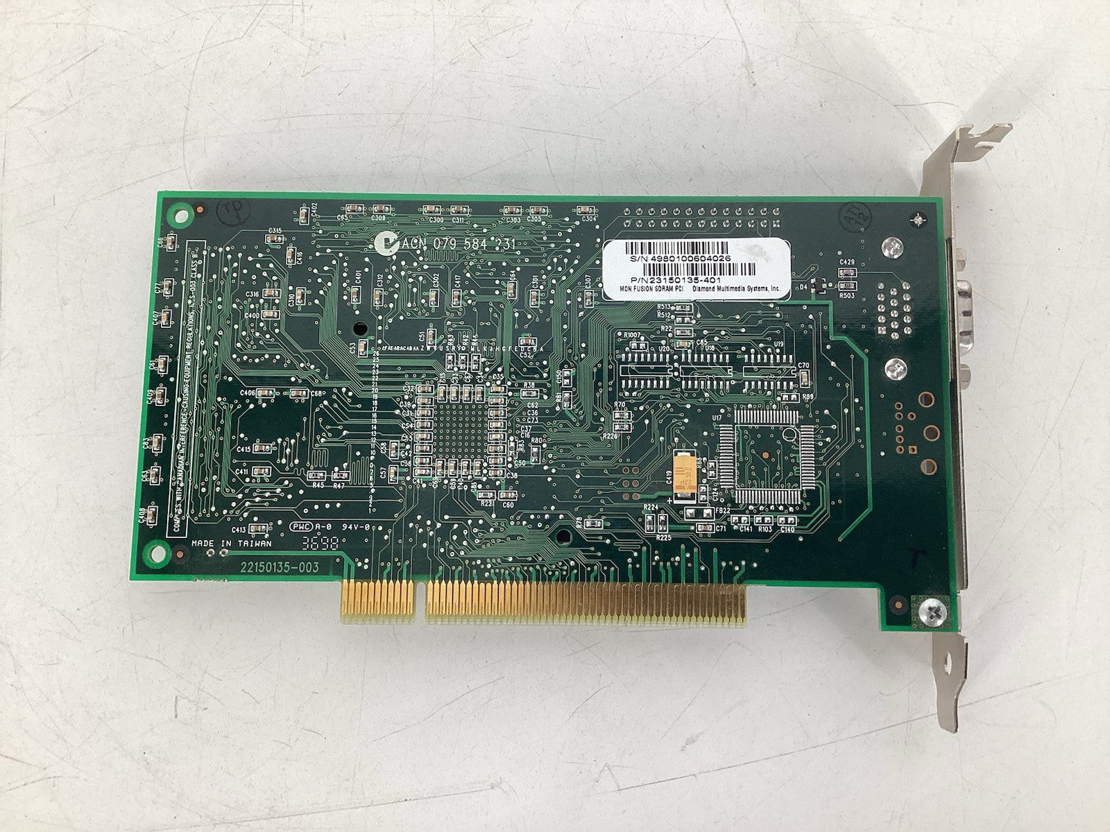 Vintage Diamond Monster 3D 3Dfx Voodoo Banshee GPU PCI Video - With CD