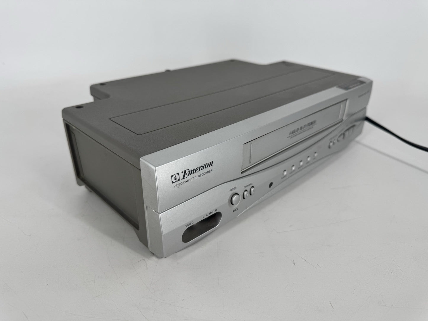 Emerson VCR 4 Head EMV603 Hi-Fi Stereo VHS Player Recorder No Remote - Clean