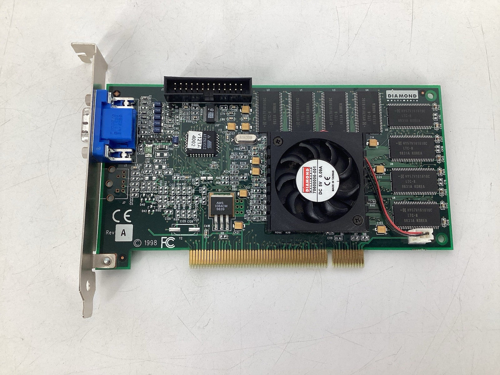 Vintage Diamond Monster 3D 3Dfx Voodoo Banshee GPU PCI Video - With CD