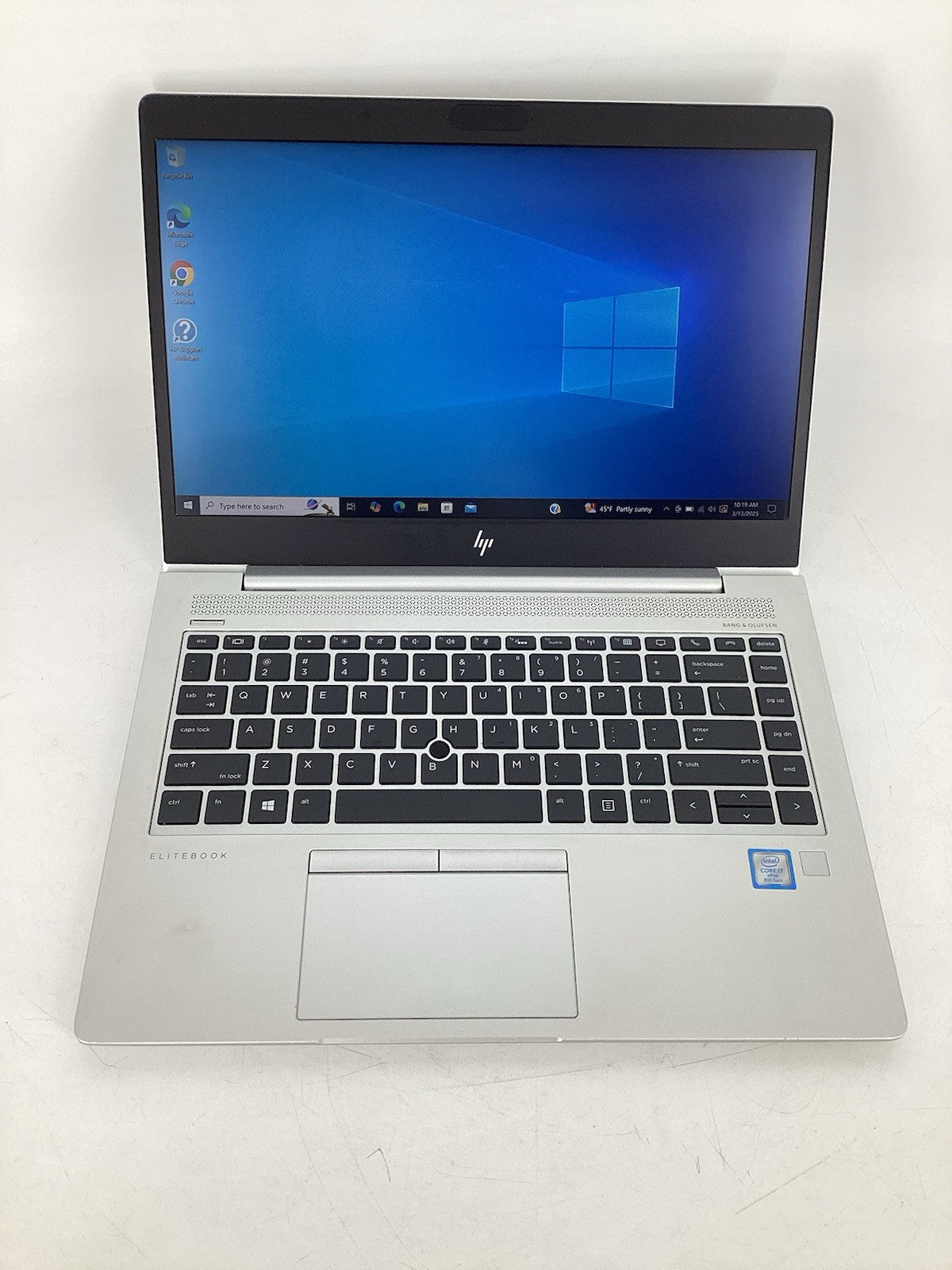 HP EliteBook 840 G5 14” (i7-8650U @1.9GHz, 16GB 256GB SSD) Win10Pro No AC *Read