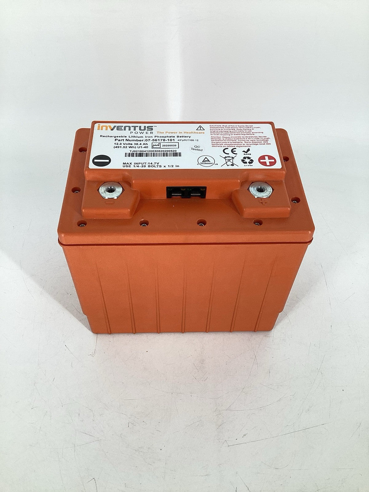 Inventus Rechargeable 12V U1-40 Rechargeable Lithium Battery 07-56178-001