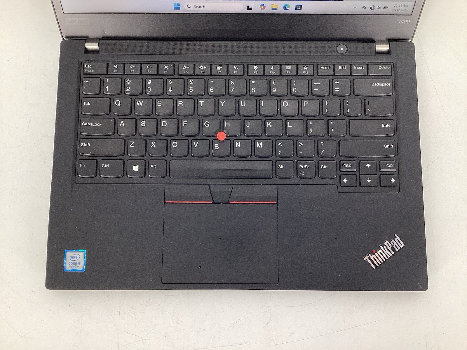 Lenovo ThinkPad T490 14" (Core i5-8265U 1.6GHz, 16GB 256GB SSD) Win11Pro No AC